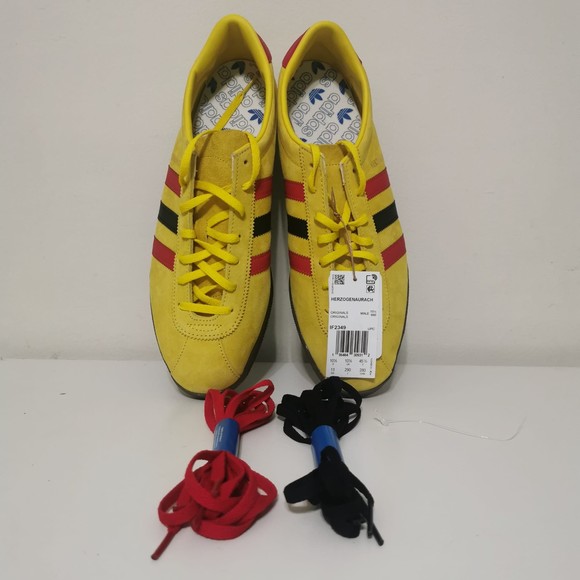 Men's Adidas Herzogenaurach City Scarlet | Color: Yellow | Size: Various - Picture 2 of 12